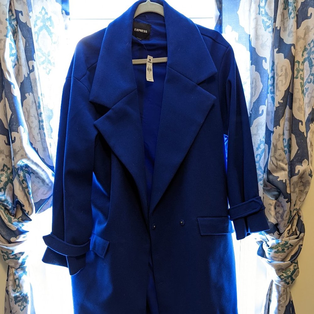 Blue peacoat